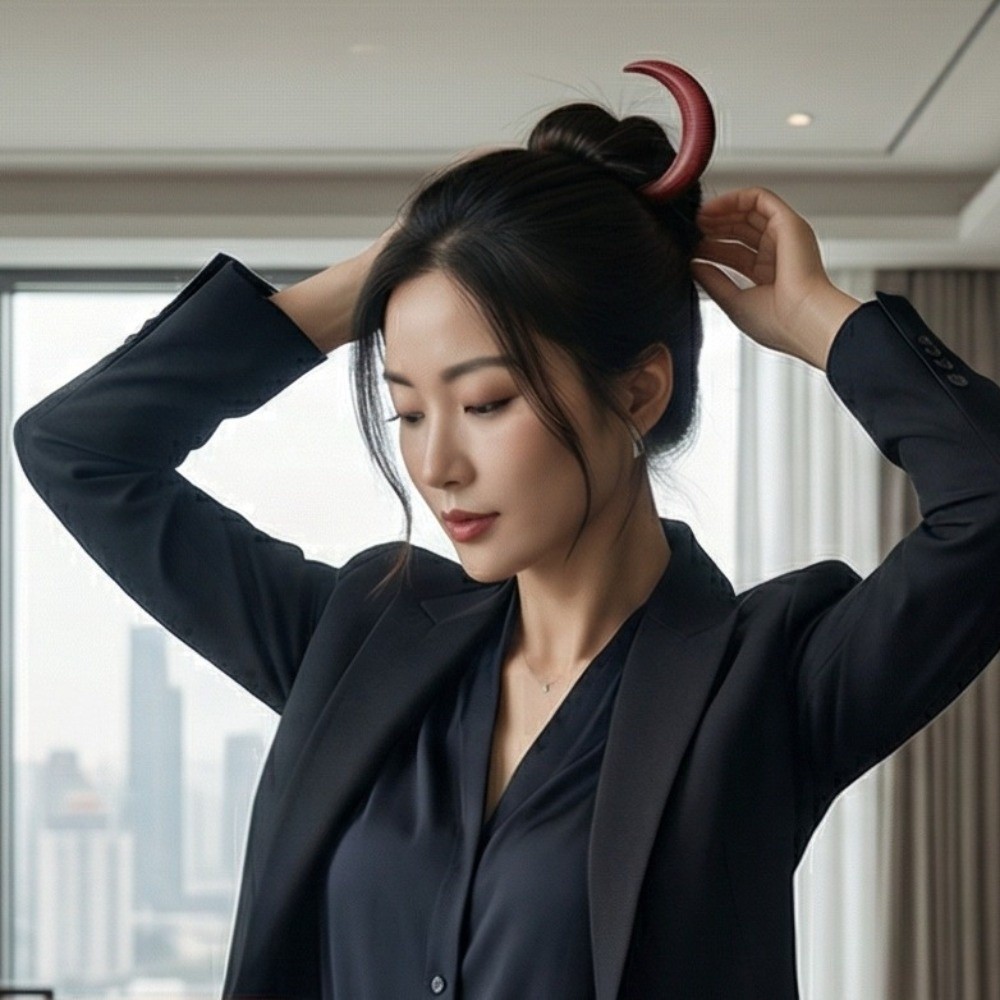 กิ๊บติดผมรูปพระจันทร์เสี้ยว ดี - Hanbok Hair Pin บทวิจารณ์และราคา