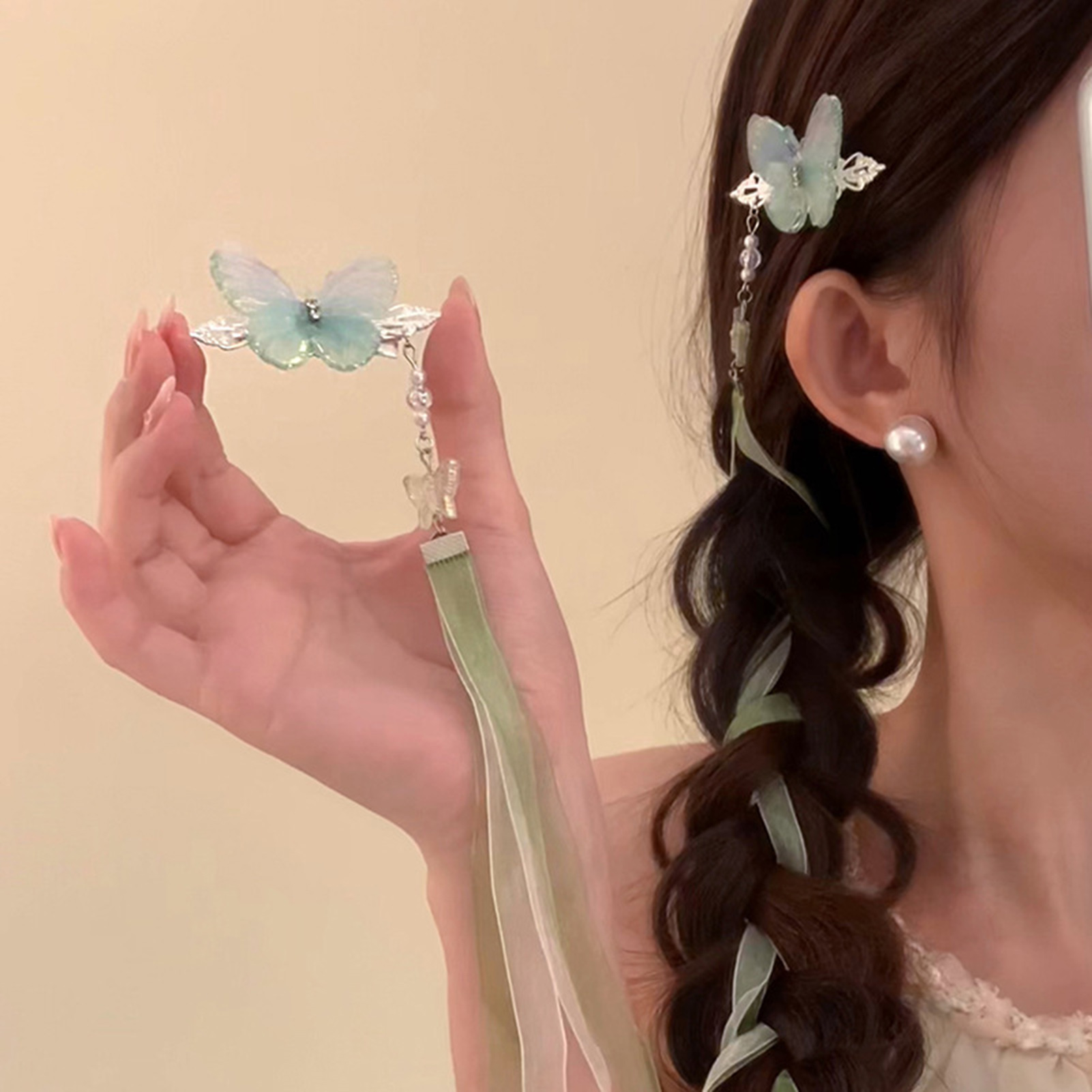 2pcs Neo สไตล์จีนคลิปผม Fairy  - Hanbok Hair Pin บทวิจารณ์และราคา