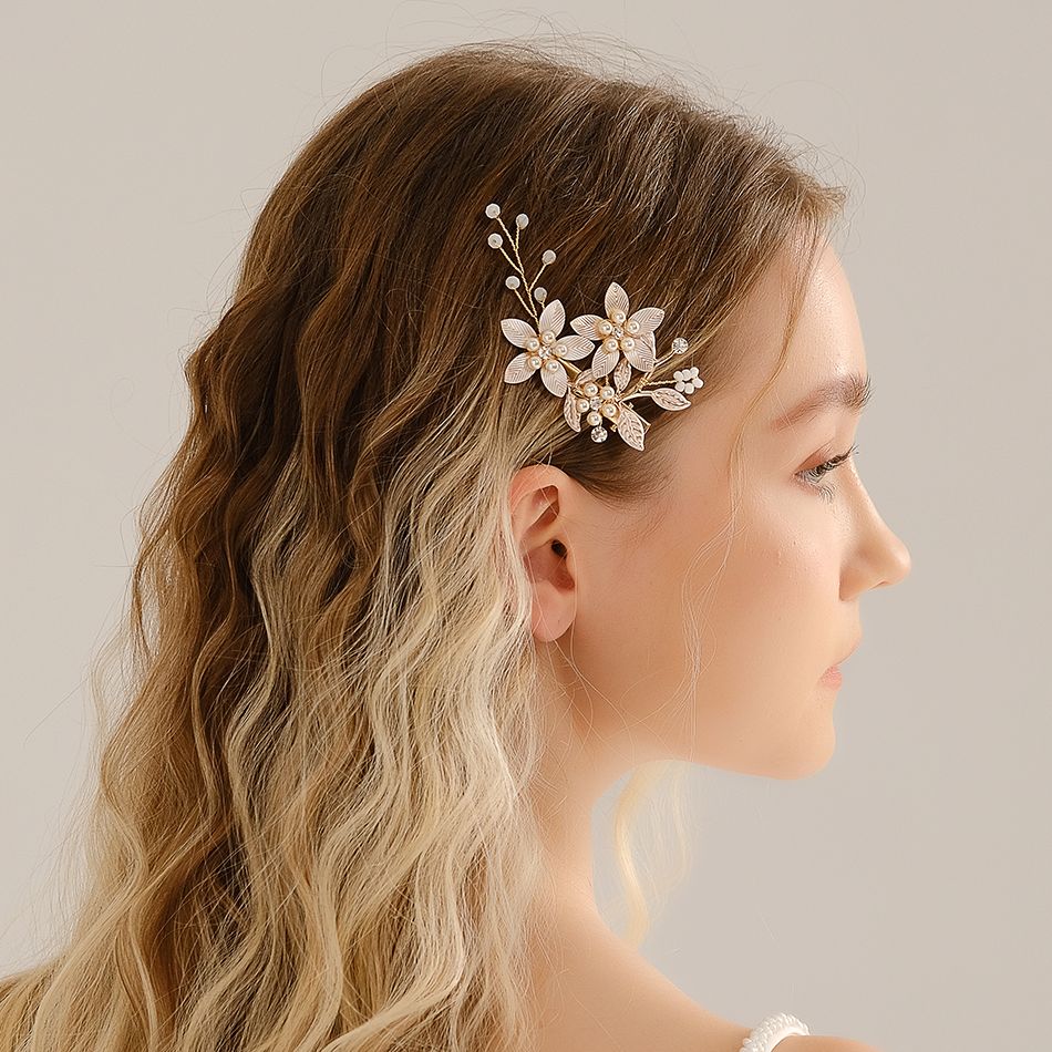 กิ๊ฟหนีบผมดอกไม้ไข่มุกทำด้วยมื - Hanbok Hair Pin บทวิจารณ์และราคา