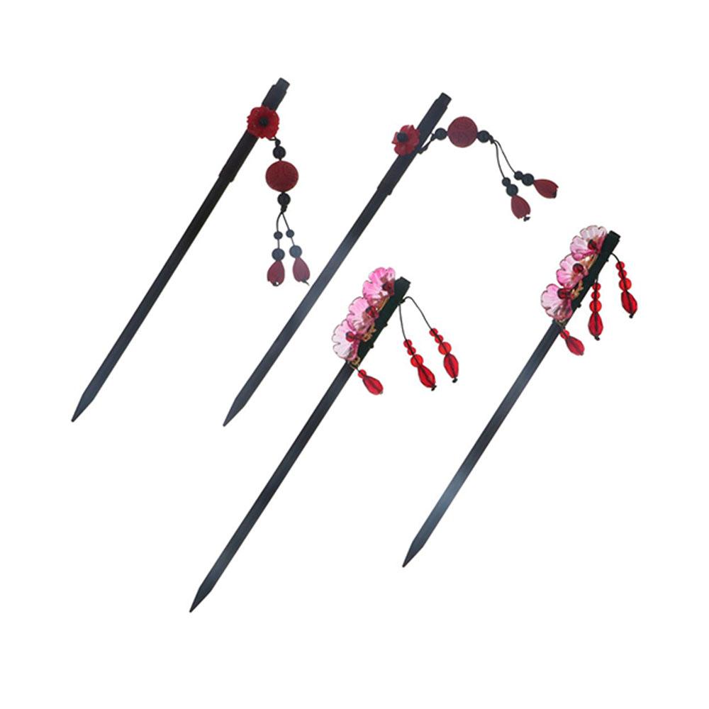 กิ๊บติดผมไม้ลายดอกไม้คลาสสิก ส - Hanbok Hair Pin บทวิจารณ์และราคา