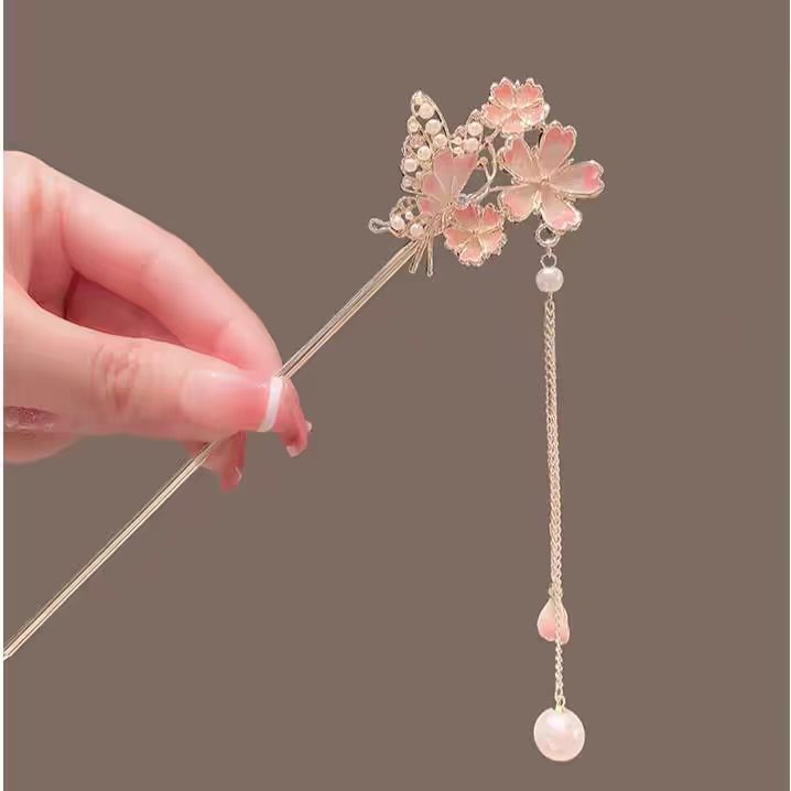 กิ๊บติดผมซากุระที่ให้ความรู้สึ - Hanbok Hair Pin บทวิจารณ์และราคา