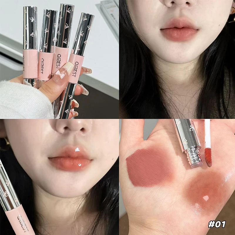 QIBEST ลิปสติกเนื้อแมตต์กำมะหย - Lip Tint Korean บทวิจารณ์และราคา