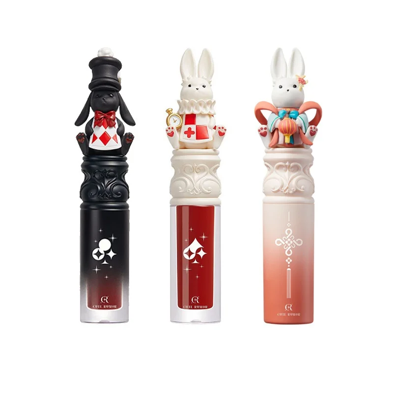 ลิปสติก Cute Rumor ลิปกลอสกลิต - Lip Tint Korean บทวิจารณ์และราคา
