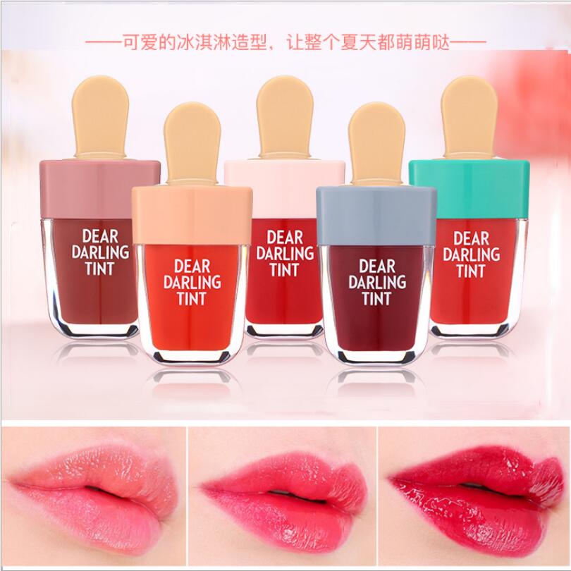 ลิปกลอสรูปทรงไอศกรีมน่ารัก กัน - Lip Tint Korean บทวิจารณ์และราคา
