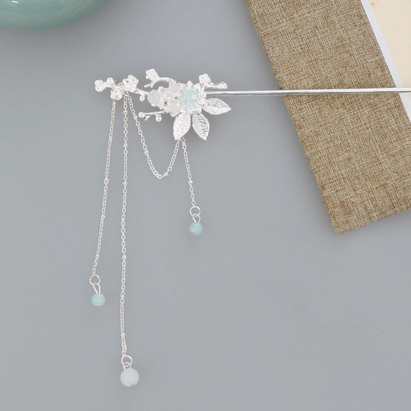 กิ๊บติดผมแบบจีนโบราณ ทำจากโลหะ - Hanbok Hair Pin บทวิจารณ์และราคา